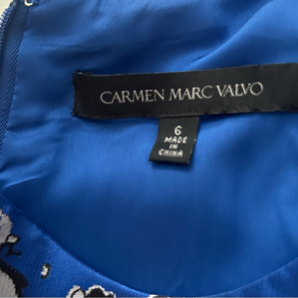 Carmen Marc Valvo Dress Size 6 - Picture 5 of 7